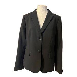 Talbots Darj Gray Blazer with Shoulder Pads